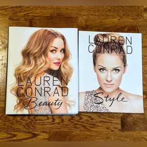 NEW Never Used Lauren Conrad Hardcover Beauty and Paperback Style Book Bundle📚